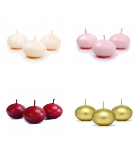 Paraffin wax tea light candles colored scented 15pcs pack for home decoration