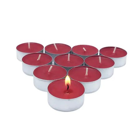 Wholesale decorative teelichter velas scented candle tealight 15 30 50 100 pcs packaging